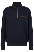 Load image into Gallery viewer, Bugatti - Half Zip Sweatshirt, Navy
