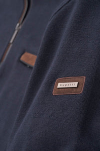 Bugatti - Half Zip Sweatshirt, Navy