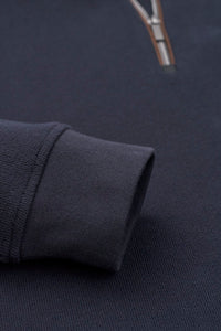 Bugatti - Half Zip Sweatshirt, Navy