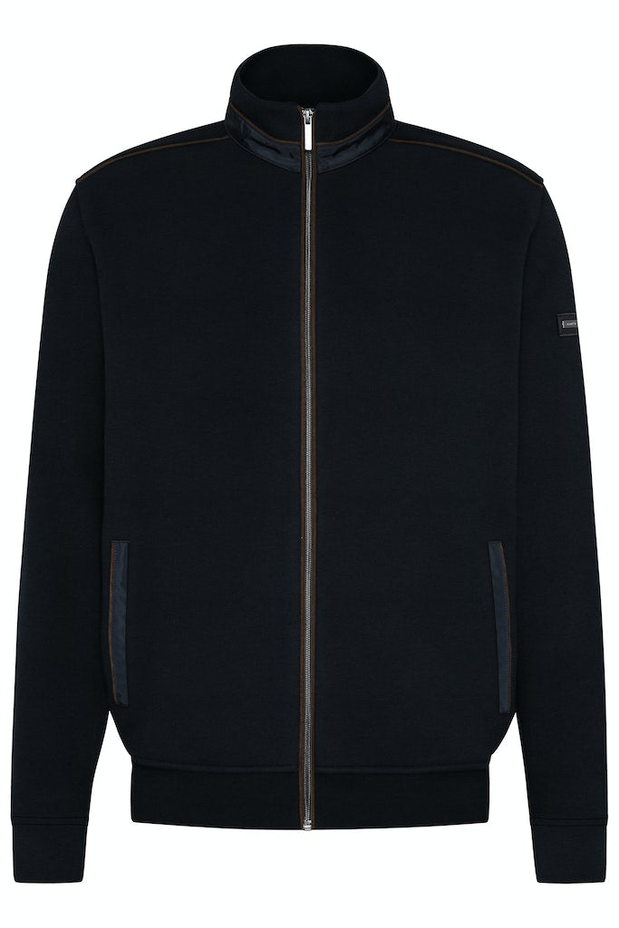 Bugatti - Full Zip Sweatshirt, Navy