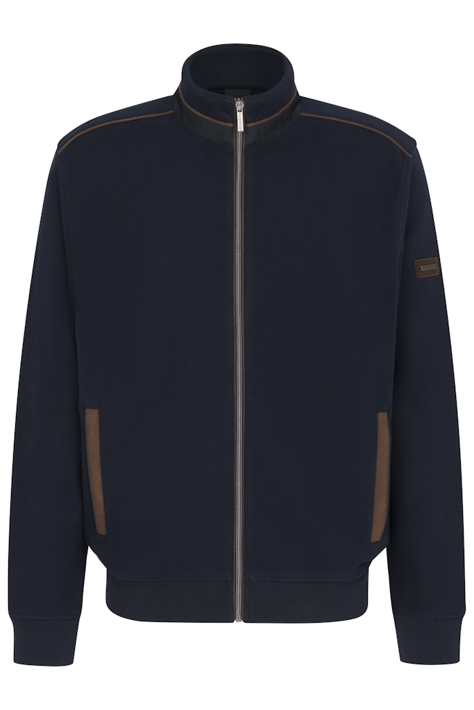 Bugatti - Full Zip Sweatshirt, Navy