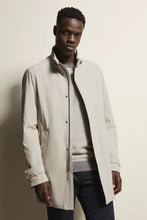 Load image into Gallery viewer, Bugatti - Mid Length Stretch Coat, Band Collar, Light Grey
