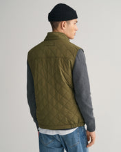 Load image into Gallery viewer, GANT - Quilted Windcheate Vest - Juniper Green
