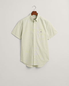 GANT - Poplin Short Sleeve Shirt, Milky Matcha