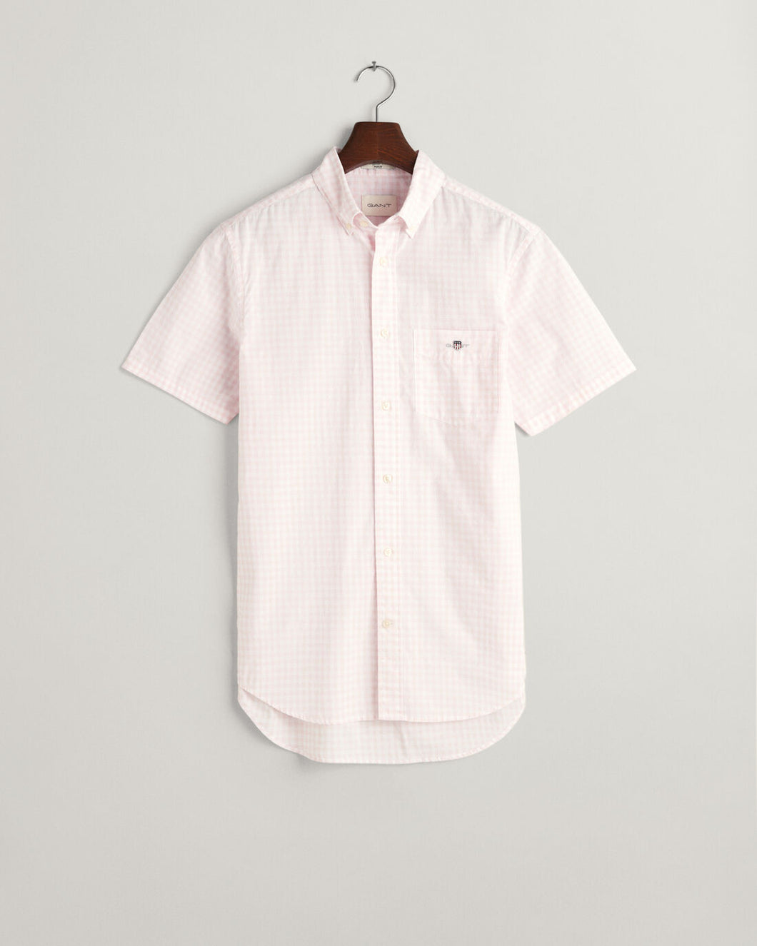 GANT - Poplin Short Sleeve Shirt, Ligtht Pink