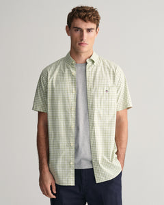 GANT - Poplin Short Sleeve Shirt, Milky Matcha