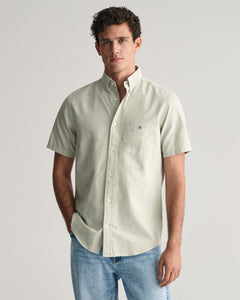 GANT - Oxford SS Shirt, Milky Matcha