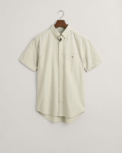 GANT - Oxford SS Shirt, Milky Matcha