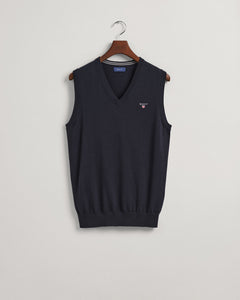 GANT - Classic Cotton Slipover, Navy