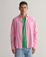 Load image into Gallery viewer, GANT - Regular Fit Striped Archive Oxford Shirt, Hyper Pink
