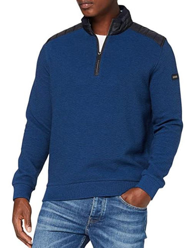 Bugatti - HALF-ZIP SWEATSHIRT